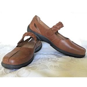 Hotter Shake Brown Mary Jane Shoes